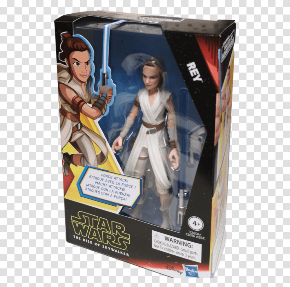 Star Wars Galaxy Of Adventure Rey 5 Figure Olympus Hasbro Star Wars Rey, Poster, Advertisement, Person, Human Transparent Png