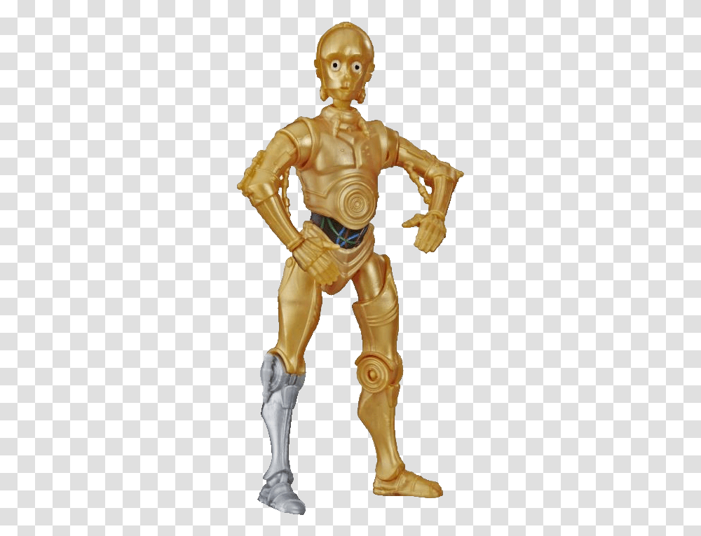 Star Wars Galaxy Of Adventures Figures, Figurine, Person, Human, Bronze Transparent Png