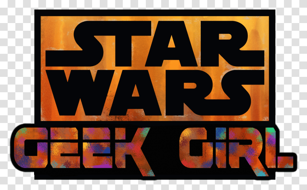 Star Wars Geek Girl 129 Radu Joins To Talk Star Wars Rebels Logo, Word, Text, Alphabet, Label Transparent Png
