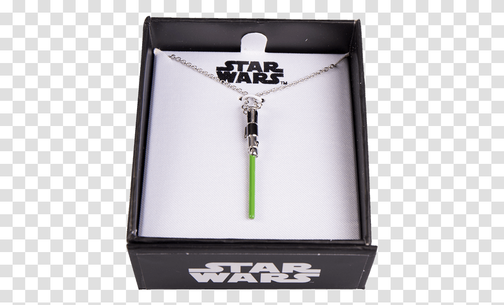 Star Wars Green Lightsaber Necklace Star Wars, Pendant, Laptop, Pc, Computer Transparent Png