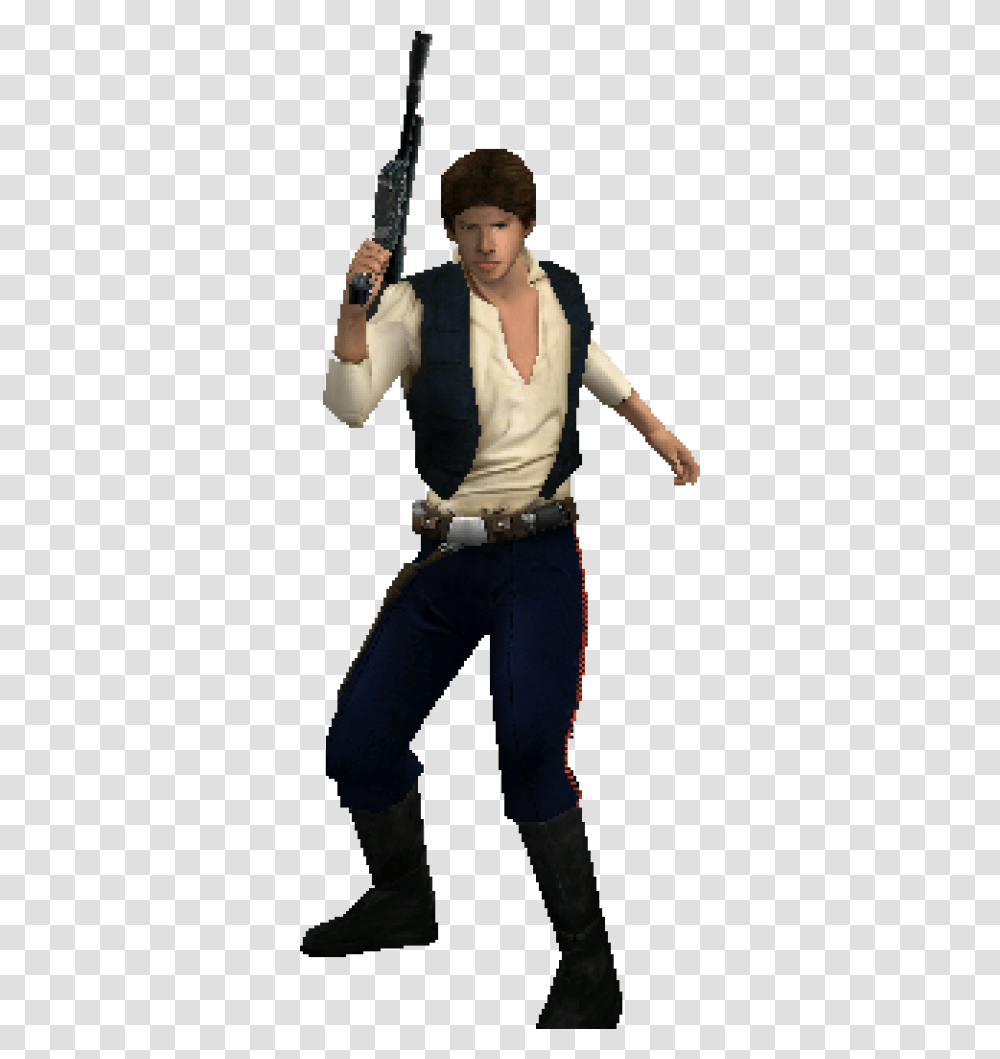 Star Wars Han Solo Clipart Star Wars Han Solo, Costume, Person, Clothing, Pants Transparent Png