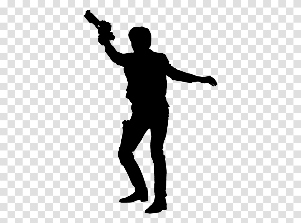 Star Wars Han Solo Silhouette, Person, Ninja, Leisure Activities, Dance Pose Transparent Png