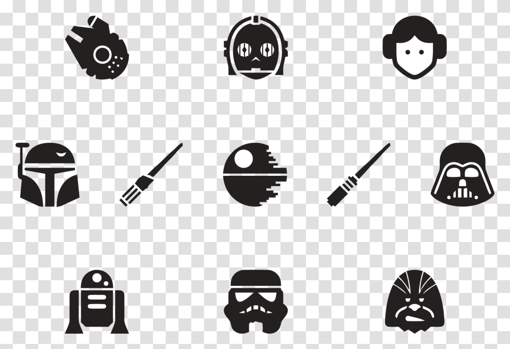 Star Wars Icons Svg, Crowd, Ninja Transparent Png