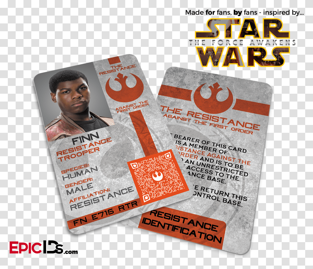 Star Wars Identification Card, Advertisement, Poster, Flyer, Paper Transparent Png