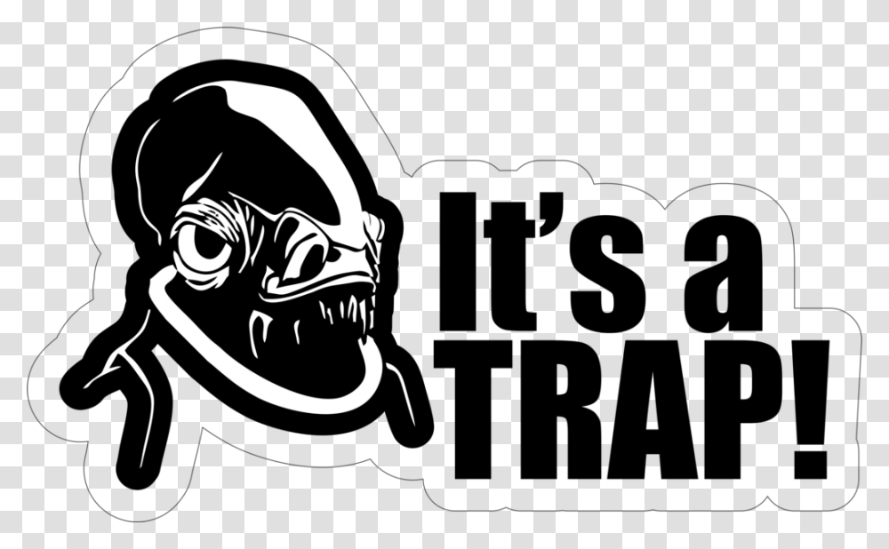 Star Wars It's A Trap Sticker, Face, Person, Stencil, Photography Transparent Png