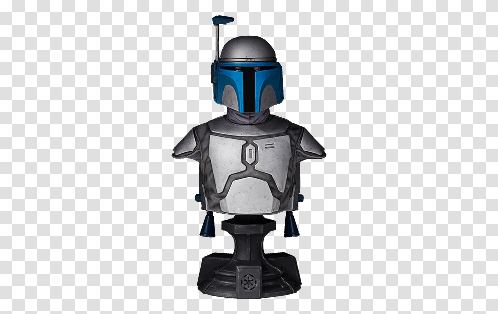 Star Wars Jango Fett Classic Mini Bust Jango Fett Bust, Helmet, Clothing, Apparel, Armor Transparent Png