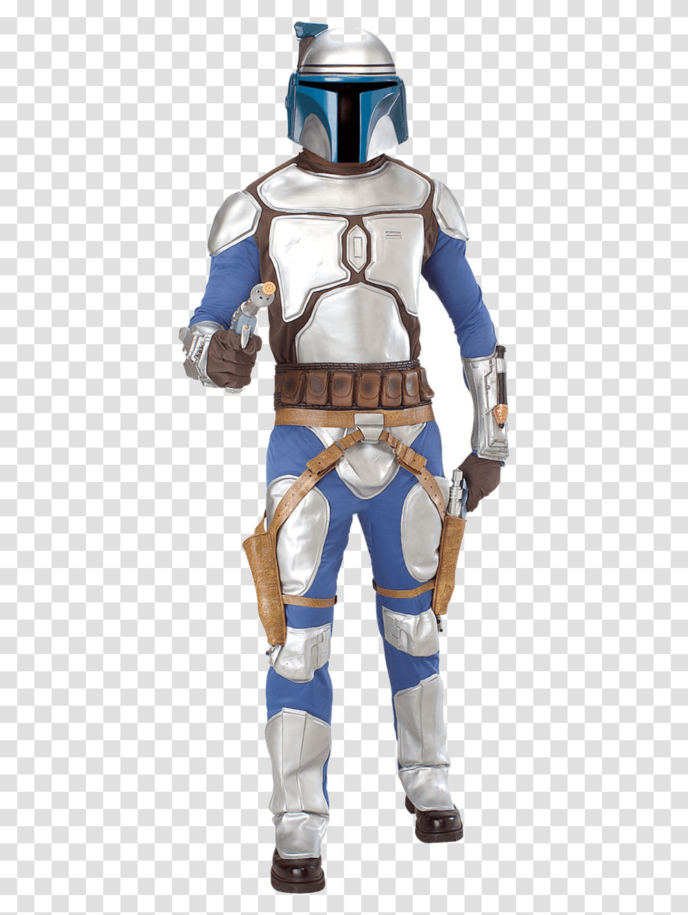 Star Wars Jango Fett Costume, Person, Harness, Helmet Transparent Png