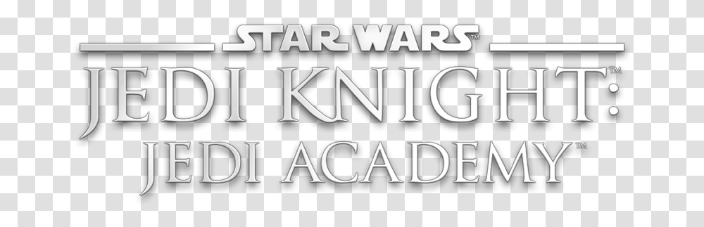 Star Wars Jedi Knight Jedi Academy Logo, Word, Label, Alphabet Transparent Png