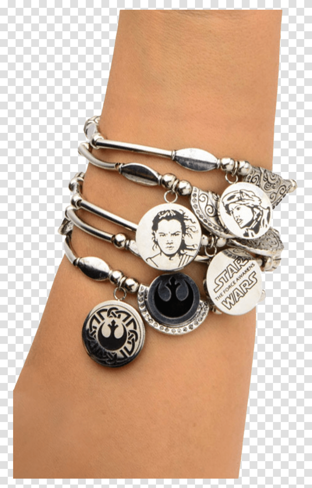 Star Wars Jewellery Episode 7 Rey Stainless Steel Charm Bracelet, Accessories, Accessory, Jewelry, Necklace Transparent Png