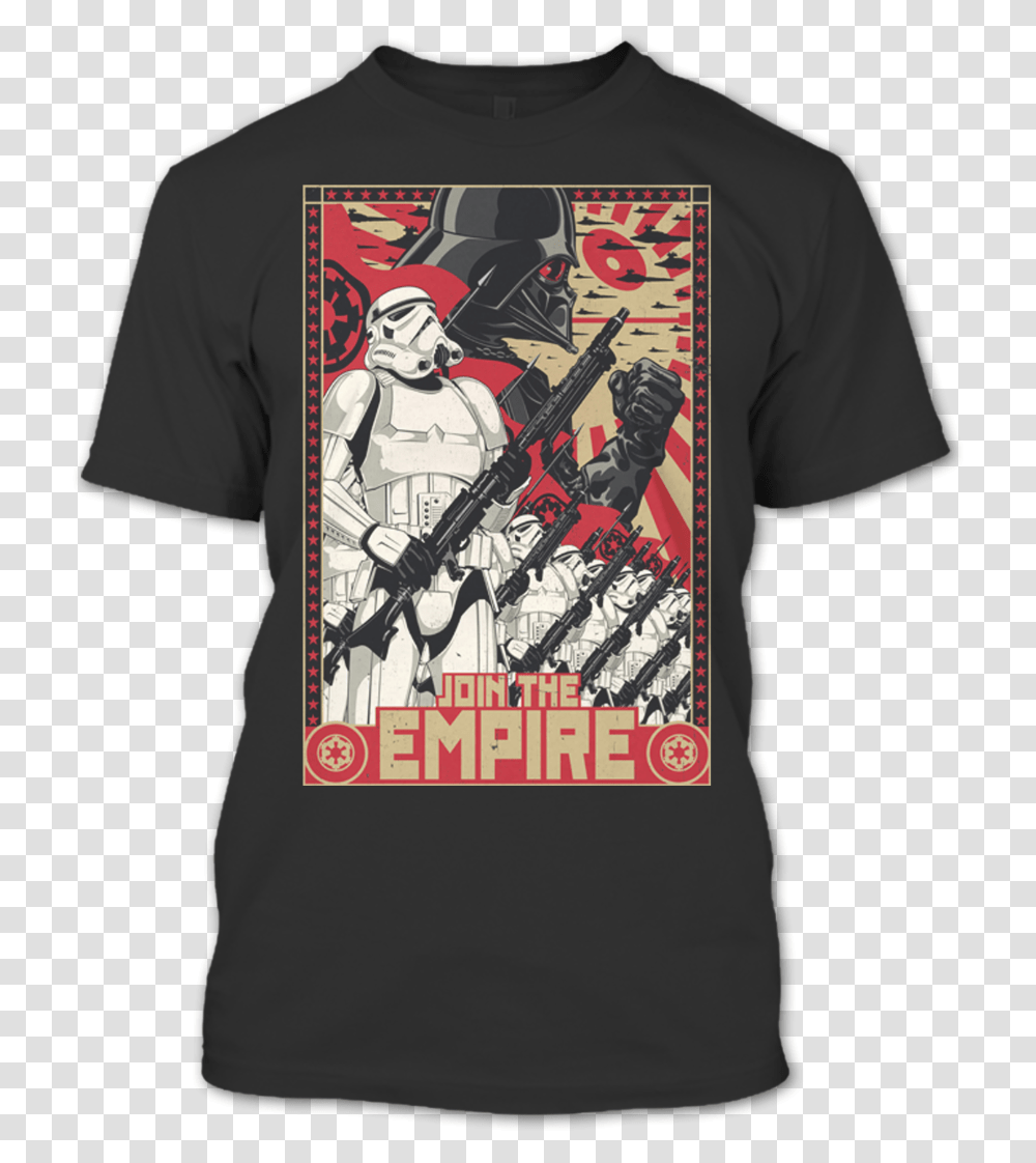 Star Wars Join The Empire Poster, Apparel, T-Shirt, Person Transparent Png