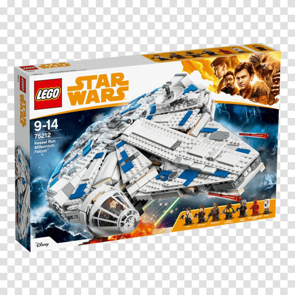 Star Wars Kessel Run Millenium Fal Lego, Person, Outdoors, Advertisement, Spaceship Transparent Png