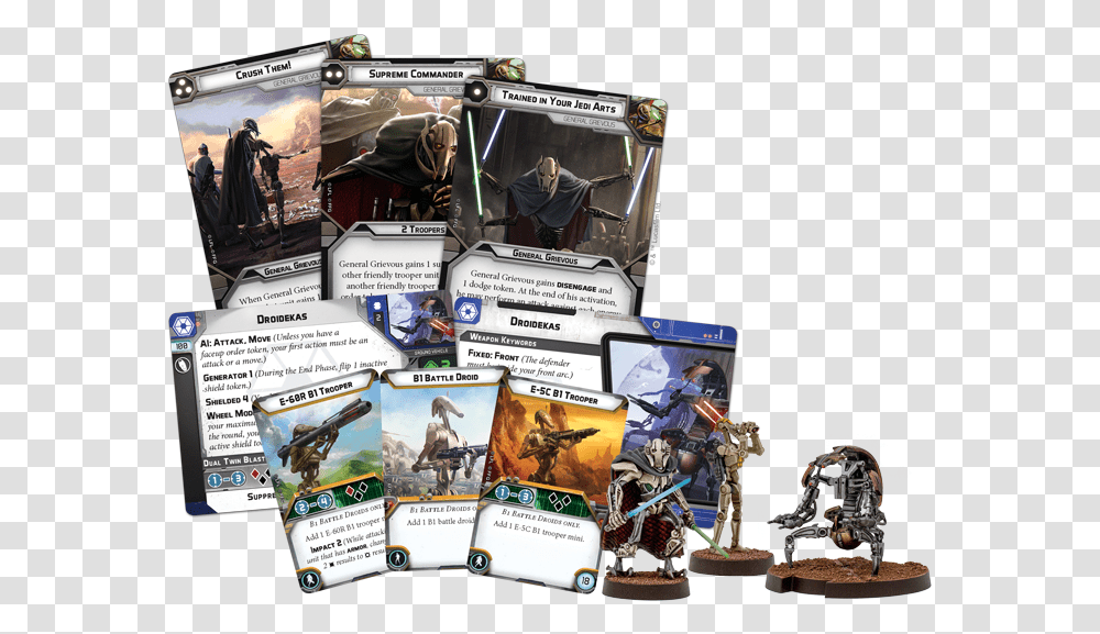 Star Wars Legion Clone Wars Core Set Star Wars Legion Separatists, Person, Human, Disk, Dvd Transparent Png