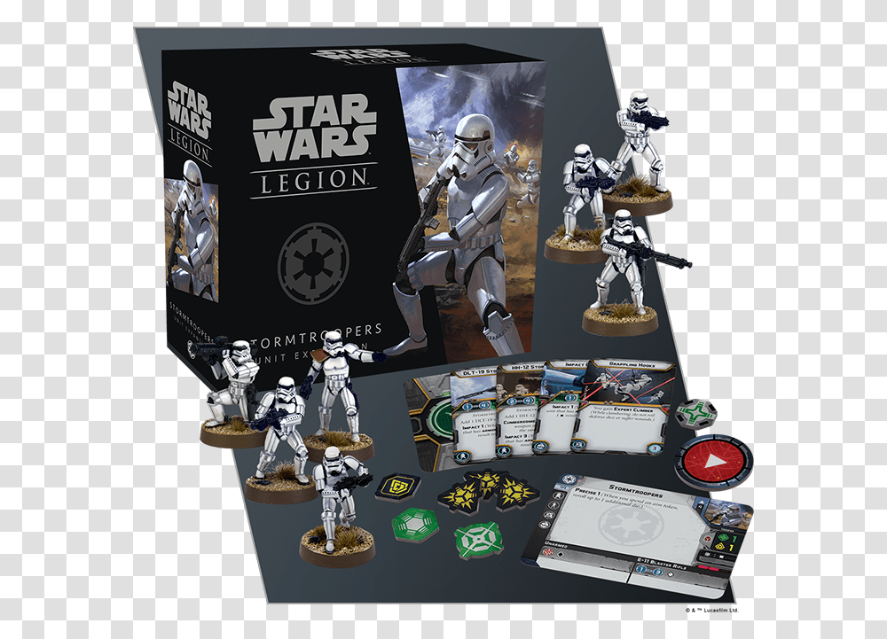 Star Wars Legion Stormtroopers Unit Expansion, Robot, Toy, Person, Human Transparent Png
