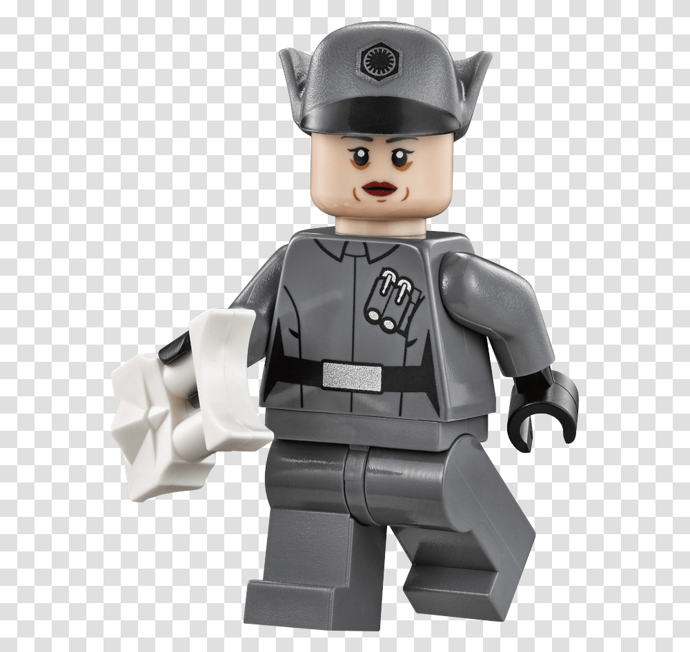 Star Wars Lego Mini Figure First Order Officer Lego First Order Tie Pilot, Toy, Robot Transparent Png