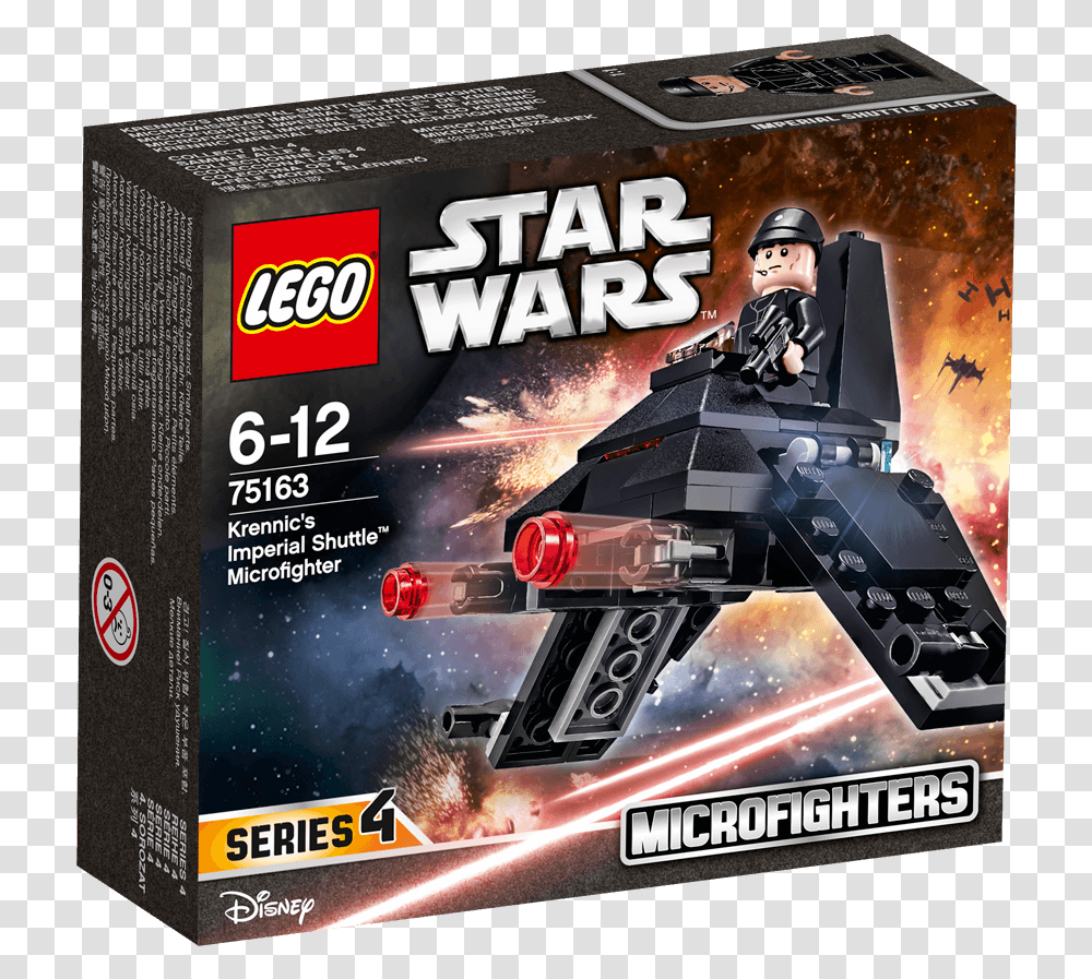 Star Wars Lego Lego Star Wars Microfighter Tie Fighter, Person, Advertisement, Poster, Arcade Game Machine Transparent Png