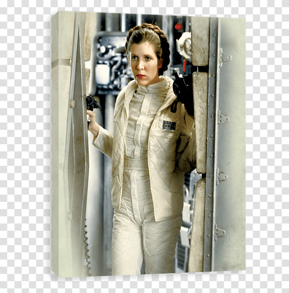 Star Wars Leia Hoth, Coat, Person, Overcoat Transparent Png