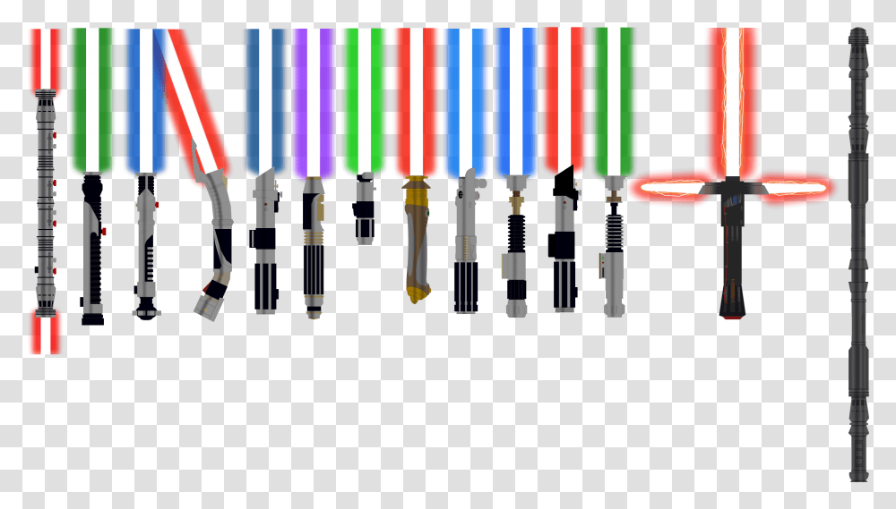 Star Wars Light Sabers, Flag, Neon Transparent Png