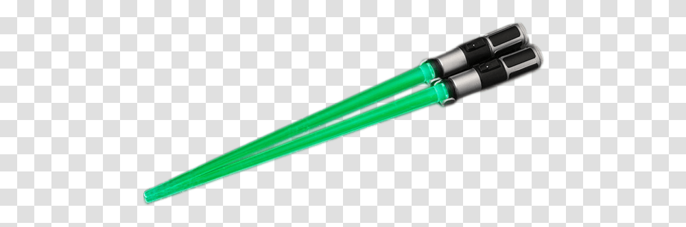 Star Wars Lightsaber Chopsticks Yoda Light Up Version Storage Cable, Machine, Blade, Weapon, Lamp Transparent Png