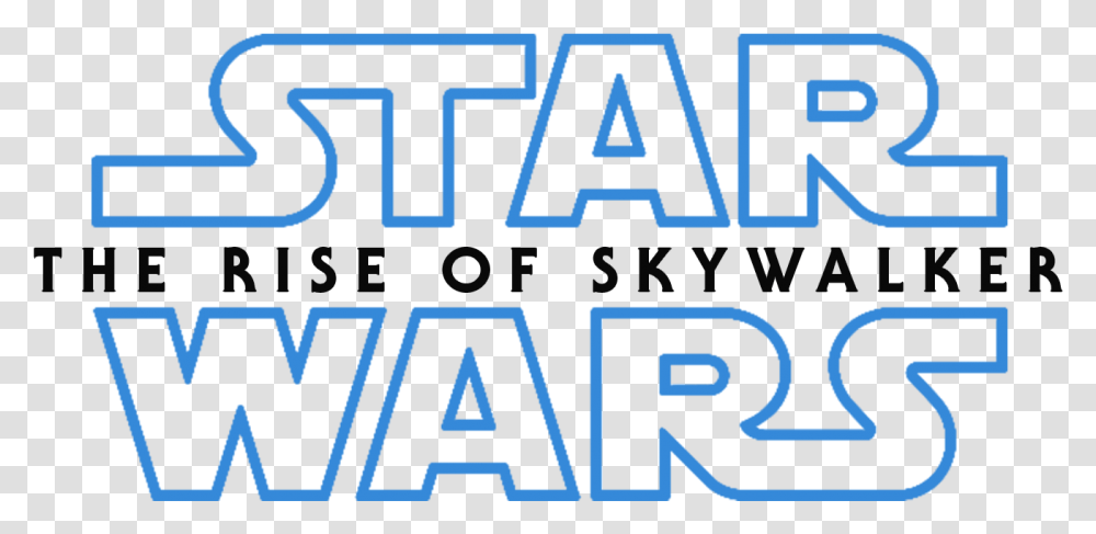 Star Wars Logo Blue Star Wars Rise Of Skywalker Logo, Alphabet, Number Transparent Png