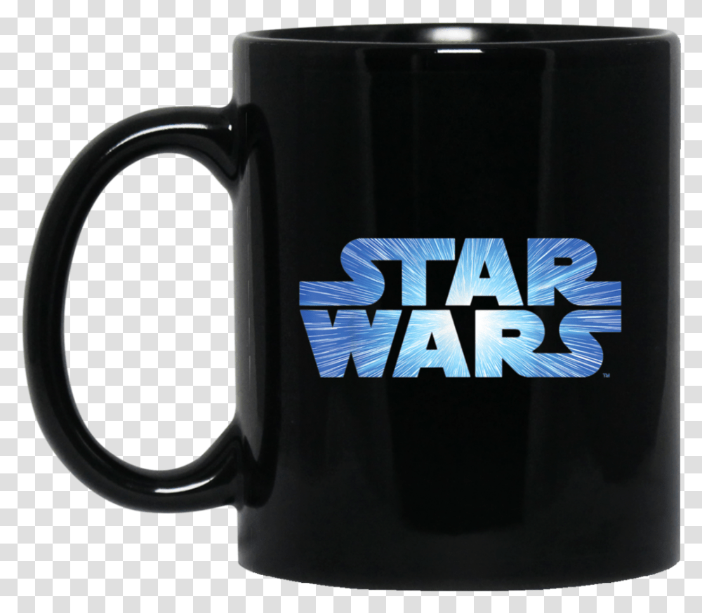 Star Wars Logo Jump To Lightspeed Black Mug, Coffee Cup, Stein, Jug, Camera Transparent Png