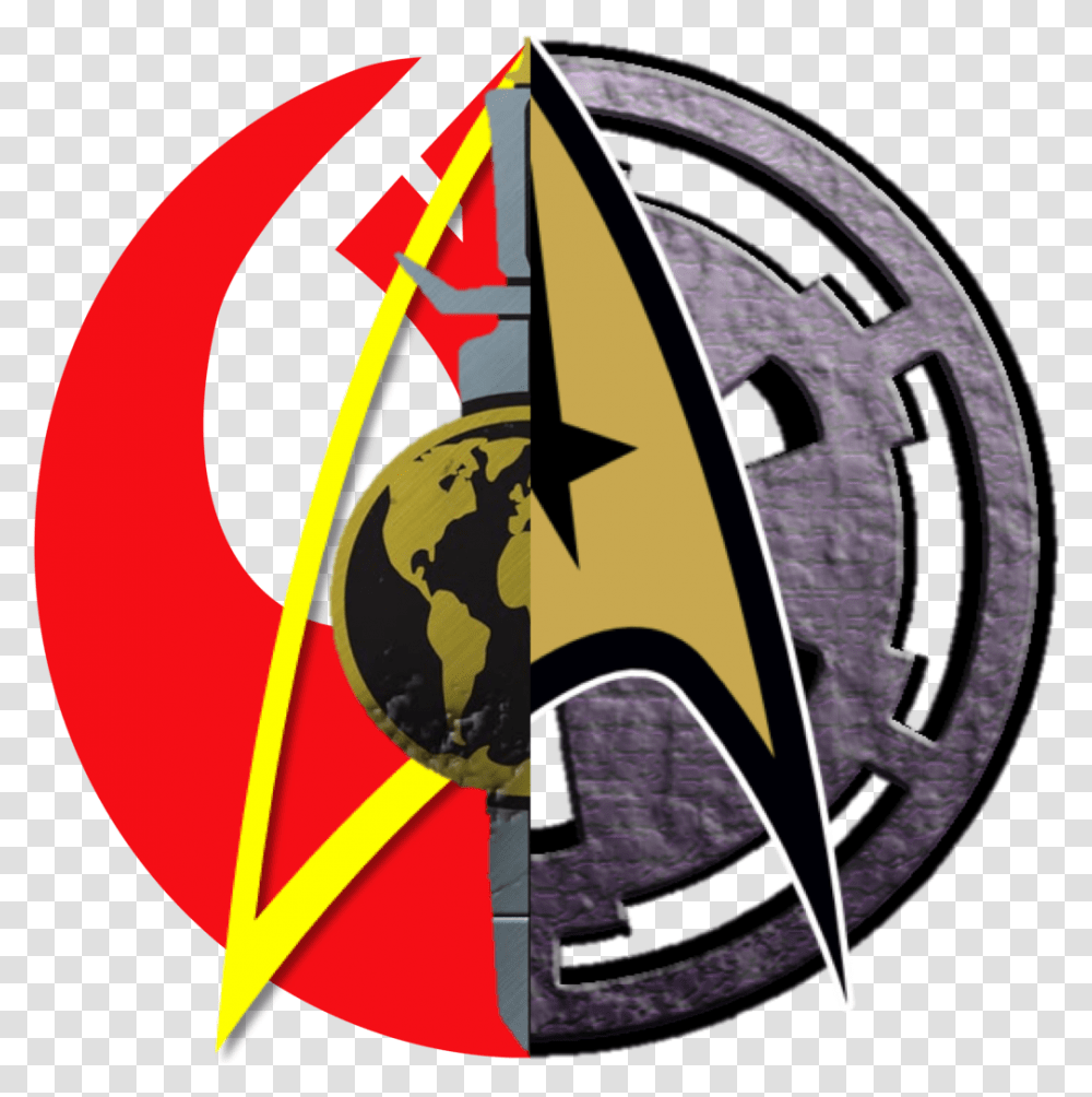 Star Wars Logos Good Vs Evil 2 By Ent2pri9se Star Star Trek Terran Empire, Symbol, Trademark, Emblem, Dynamite Transparent Png
