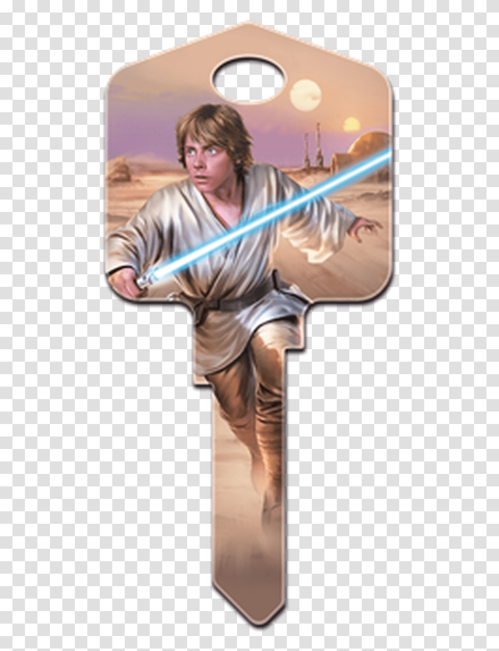 Star Wars Luke Skywalker House Key Luke Skywalker, Duel, Person, Human, Martial Arts Transparent Png