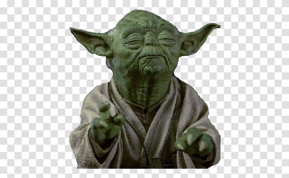 Star Wars Master Yoda Clipart Me Trying To Stay Sleepy Meme, Alien, Head, Person, Human Transparent Png