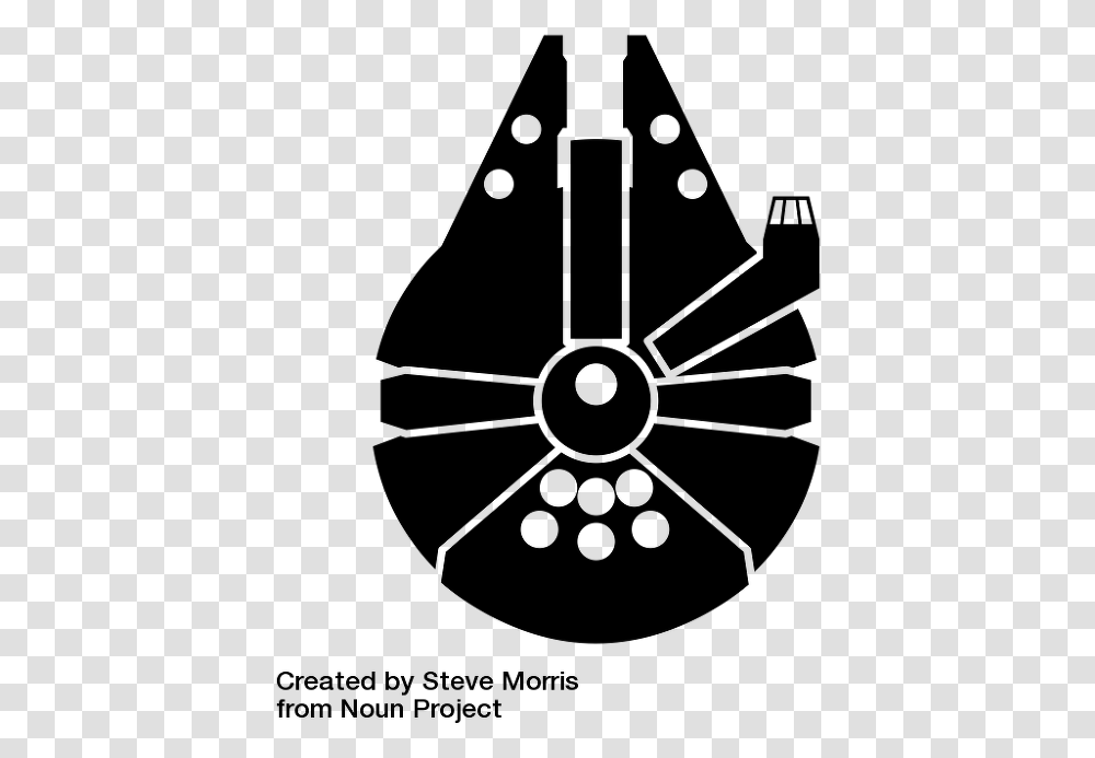 Star Wars Millennium Falcon Logo, Gray, World Of Warcraft Transparent Png