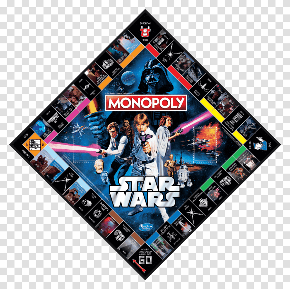 Star Wars Monopoly 40th Anniversary Edition 40th Anniversary Star Wars Monopoly, Person, Human, Game, Gambling Transparent Png