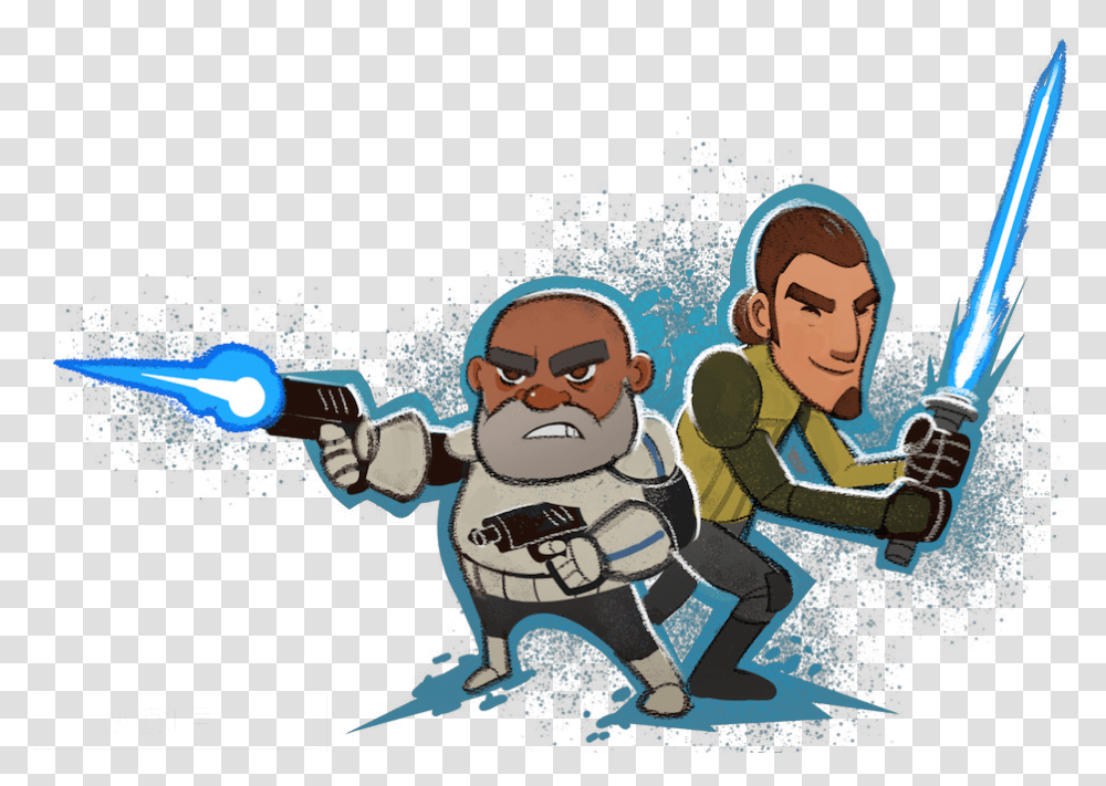Star Wars Moving Star Wars Rebels Kanan And Rex, Person, People, Outdoors, Water Transparent Png