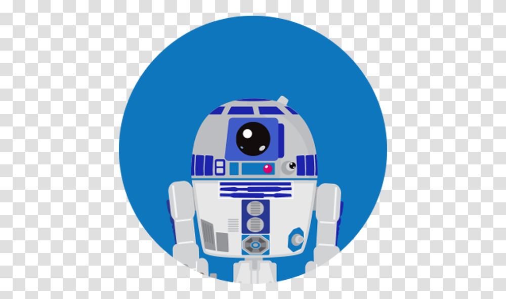 Star Wars Notebook R2d2 In A Circle, Robot, Astronaut Transparent Png