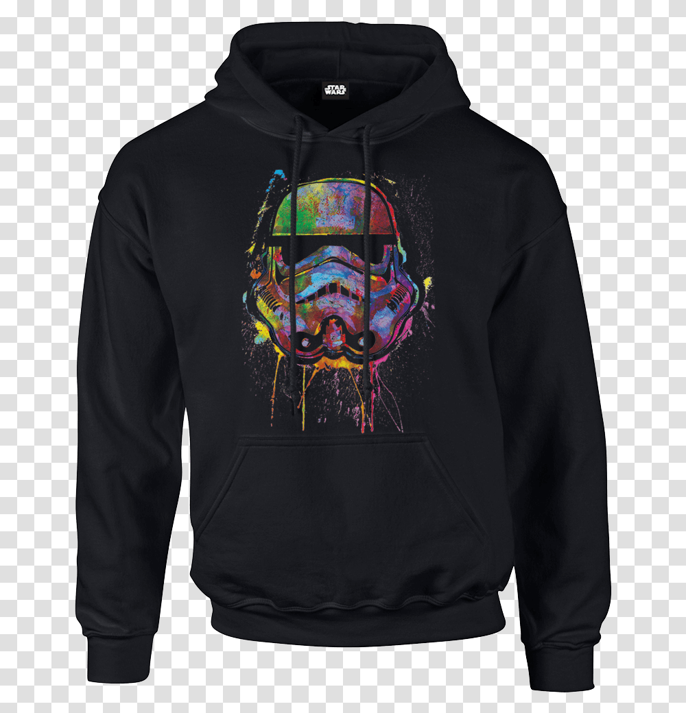 Star Wars Paint Splat Stormtrooper Pullover Hoodie Star Wars Hoodie Stormtrooper, Apparel, Sweatshirt, Sweater Transparent Png