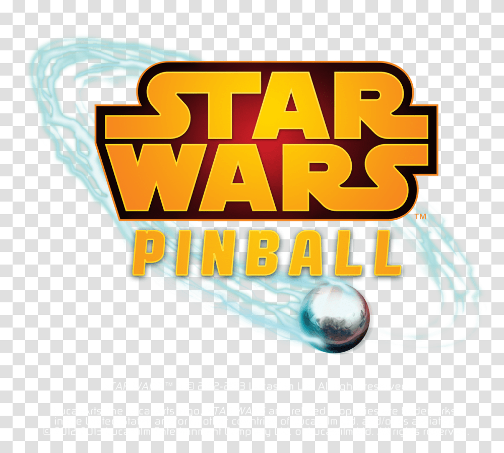 Star Wars Pinball Logo, Poster, Advertisement, Flyer Transparent Png