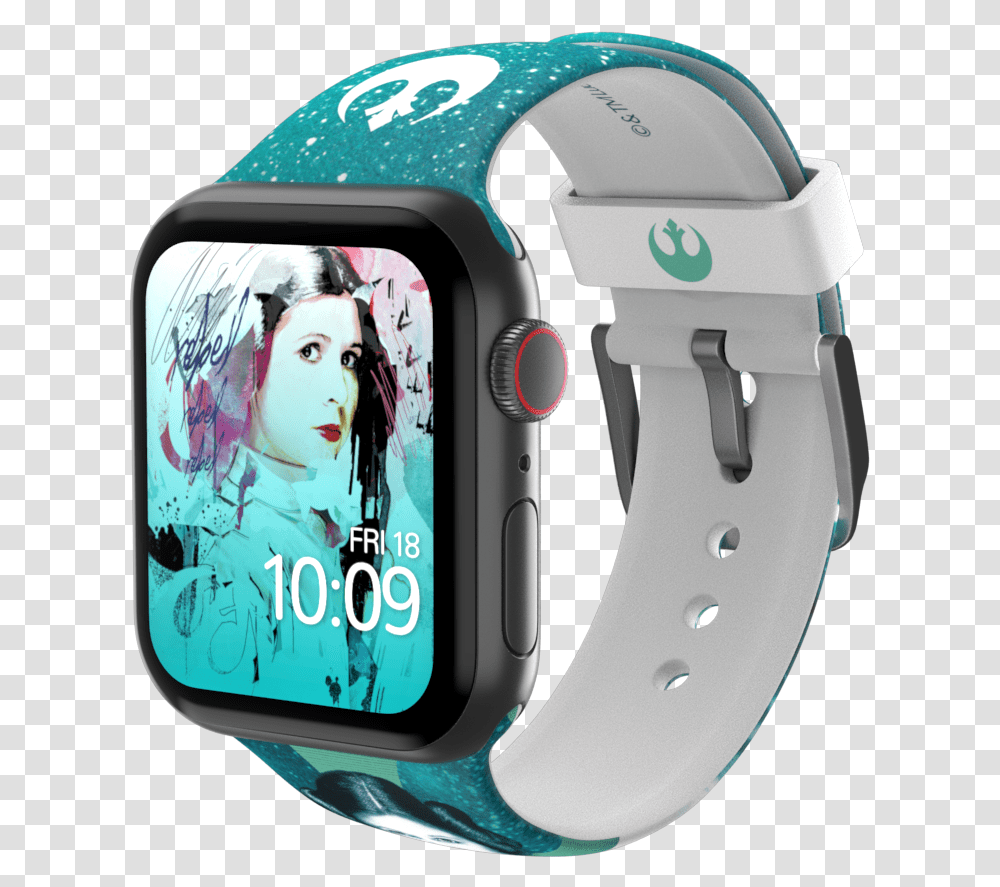 Star Wars Princess Leia Apple Watch 2 Strap Star Wars, Helmet, Clothing, Apparel, Wristwatch Transparent Png