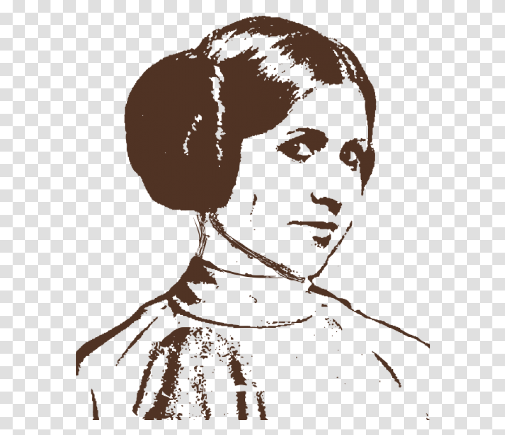 Star Wars Princess Leia Clipart Picture Royalty Free Princess Leia Feminist Shirt, Head, Face, Person, Human Transparent Png