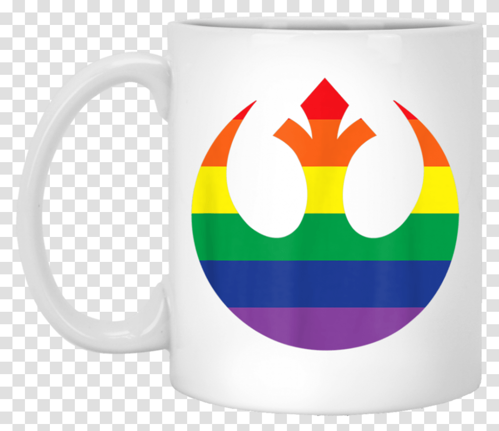 Star Wars Rebel Alliance Rainbow White Rebel Alliance, Coffee Cup Transparent Png