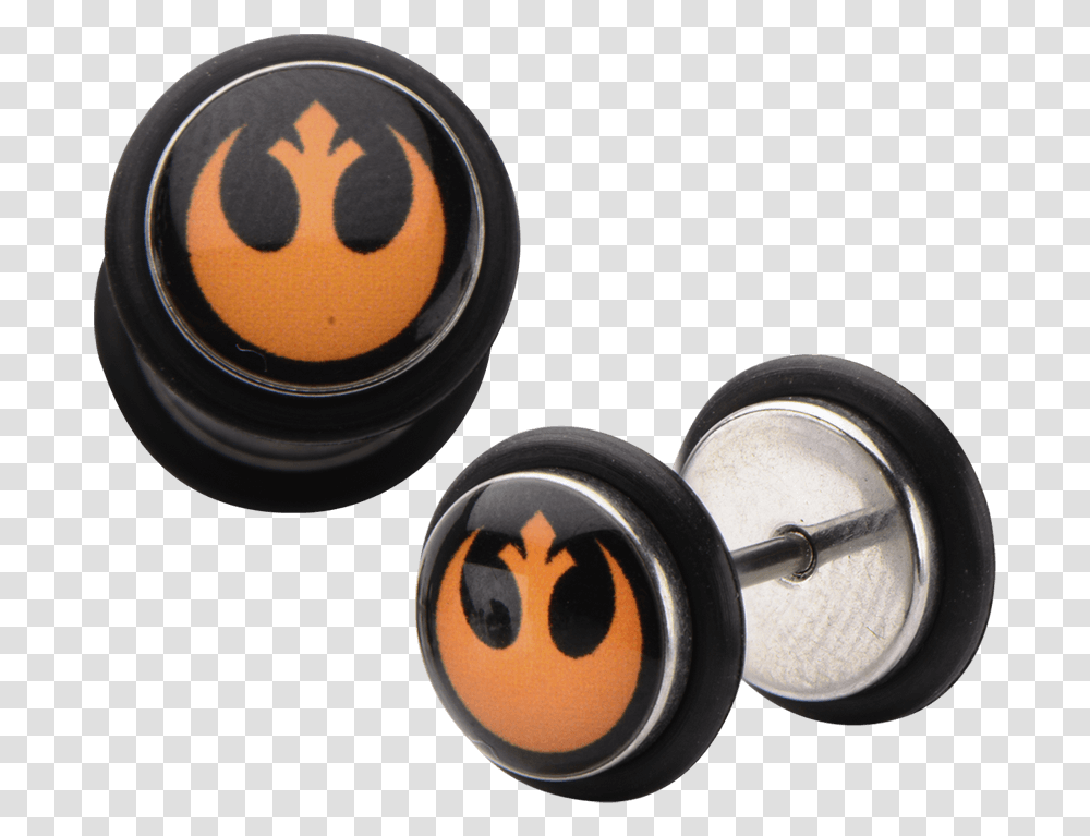 Star Wars Rebel Alliance Screw Back Earrings Rebel Alliance, Electronics, Vehicle, Transportation, Headphones Transparent Png