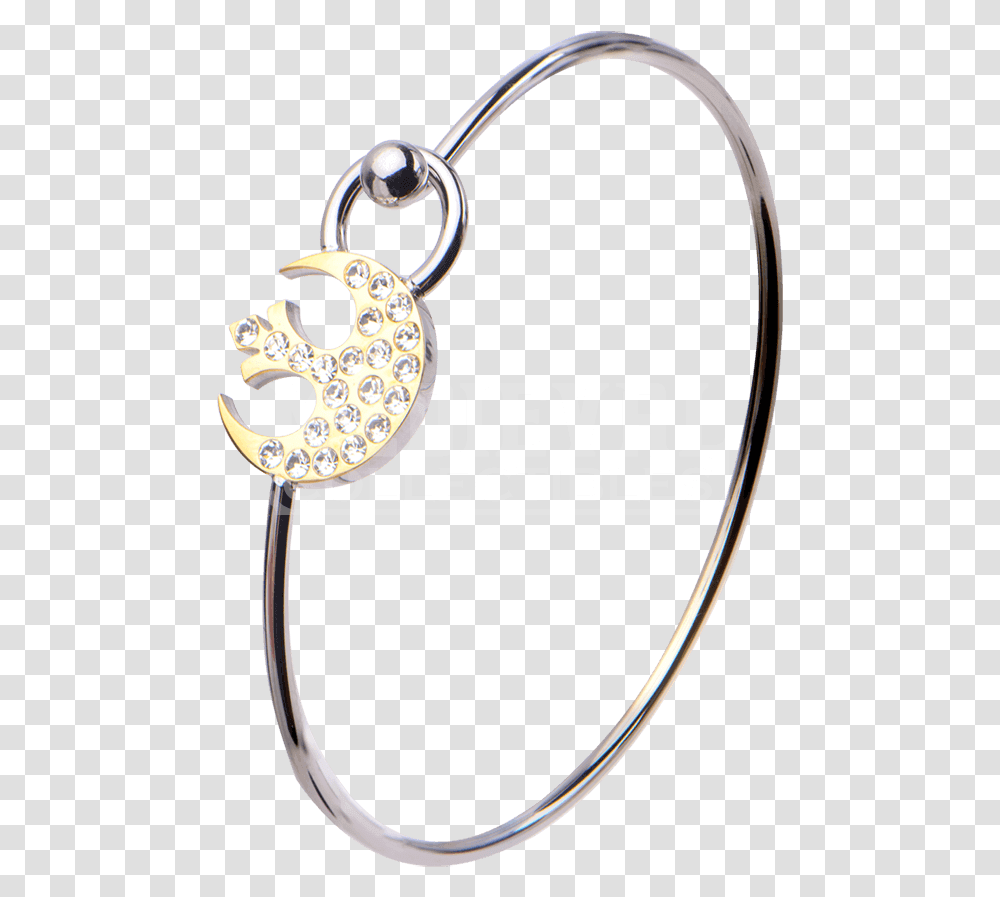 Star Wars Rebel Alliance Symbol With Clear Gem Bangle Body Jewelry, Pendant, Accessories, Accessory Transparent Png