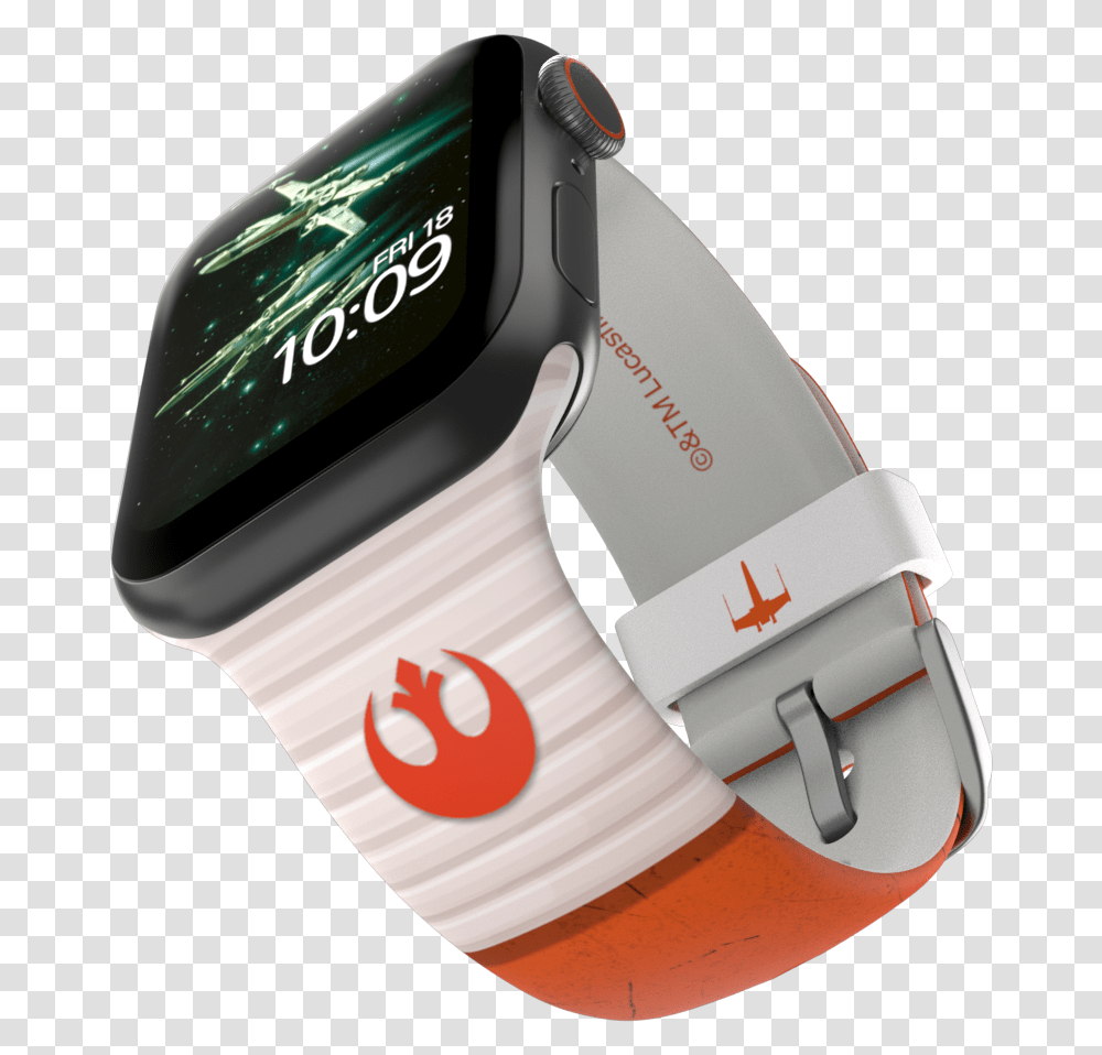 Star Wars Rebel Classic Star Wars Apple Watch Band, Wristwatch, Digital Watch, Electronics Transparent Png