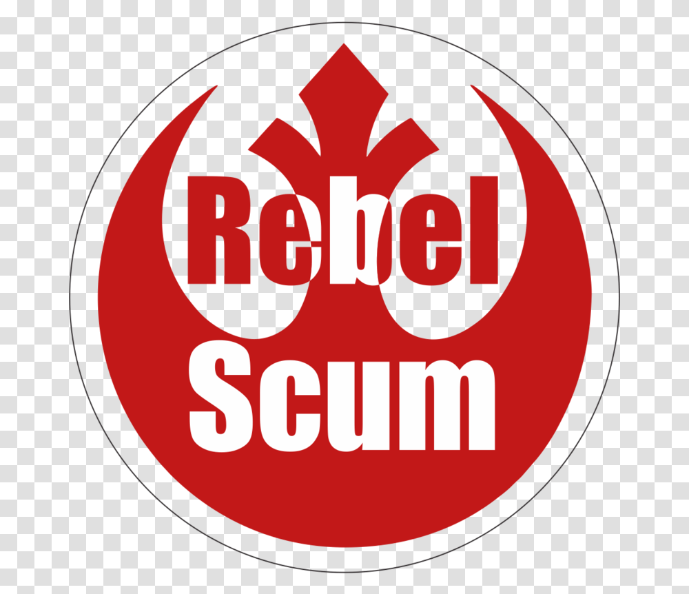 Star Wars Rebel Scum Logo Star Wars Rebel Symbol, Label, Text, Face, Word Transparent Png