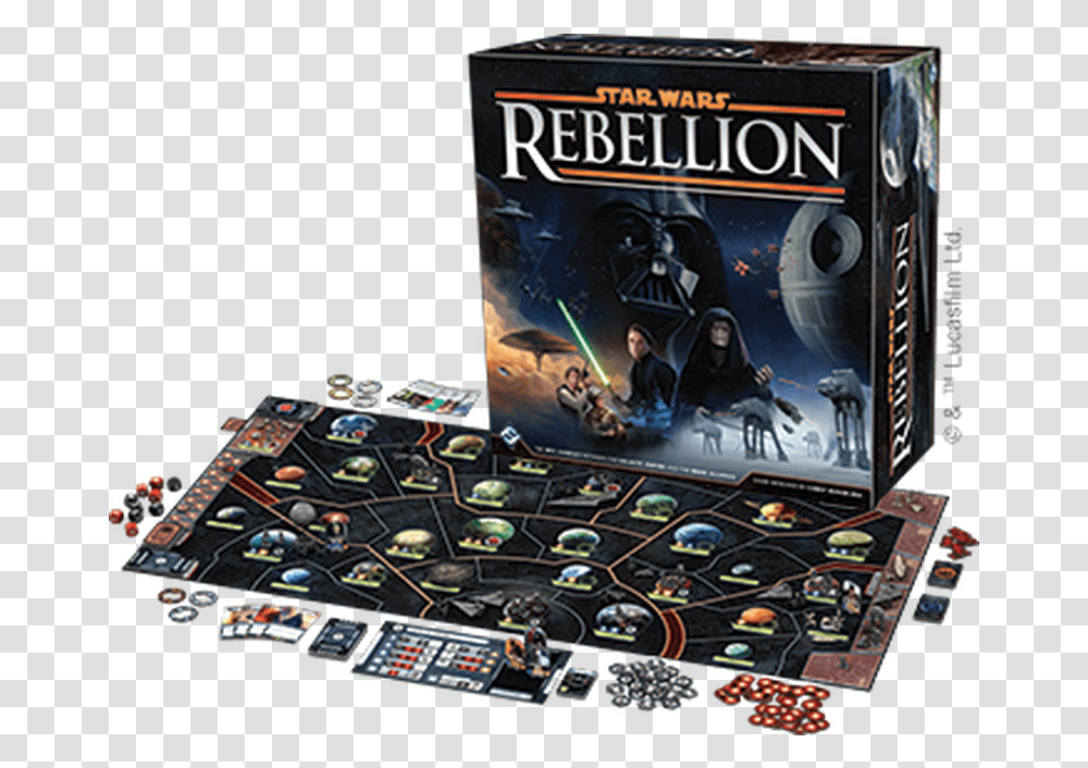 Star Wars Rebellion Board Game Star Wars Rebellion Board Game, Person, Human, Rug, Arcade Game Machine Transparent Png