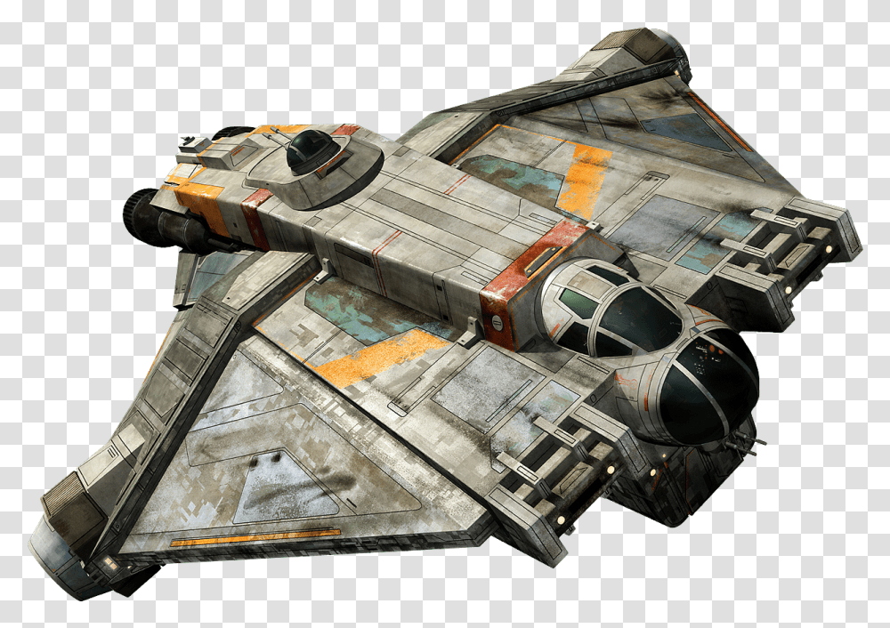 Star Wars Rebels Ghost Ship Download Star Wars Ghost Ship, Aircraft, Vehicle, Transportation, Spaceship Transparent Png