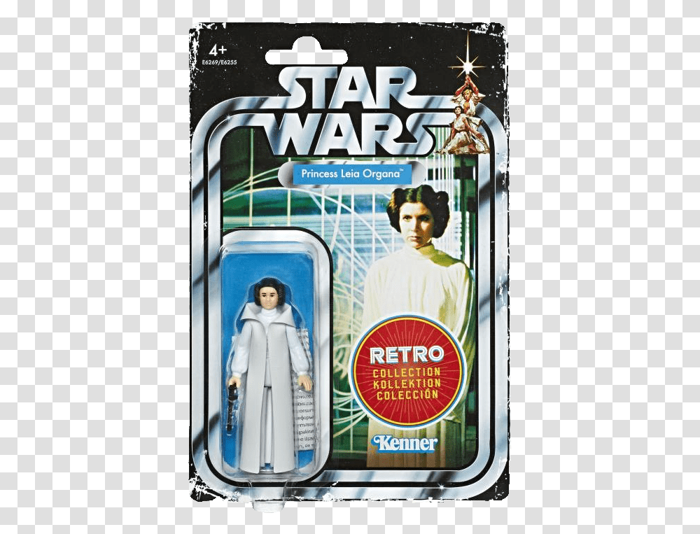 Star Wars Retro Collection Leia, Person, Human, Advertisement, Poster Transparent Png