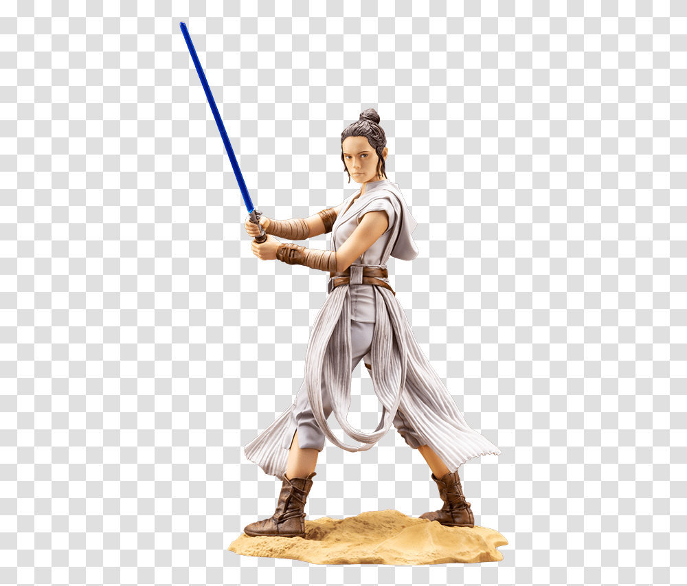 Star Wars Rey Artfx Statue, Person, People, Sport, Clothing Transparent Png