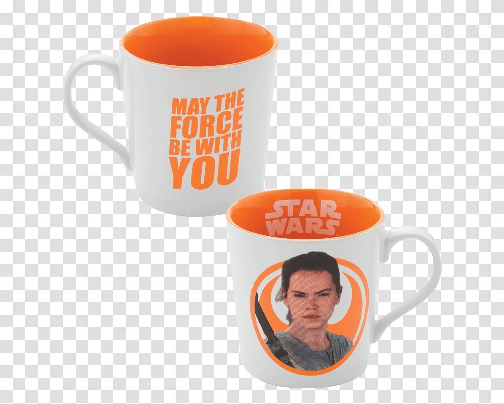 Star Wars Rey Ceramic Mug Mug, Coffee Cup, Person, Human, Ketchup Transparent Png