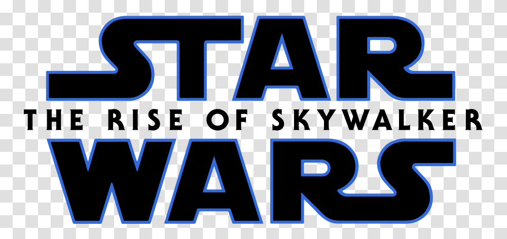 Star Wars Rise Of Skywalker Logo, Alphabet, Scoreboard Transparent Png
