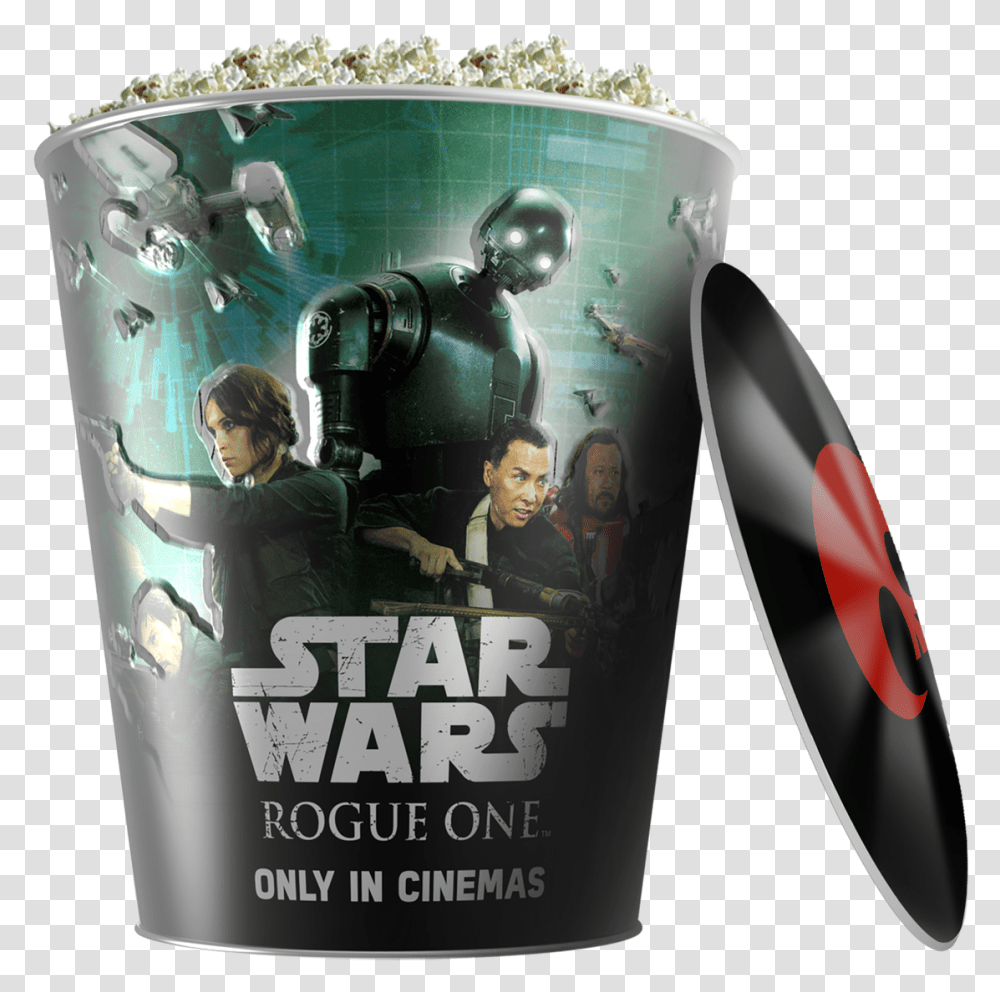 Star Wars Rogue One Popcorn Bucket, Person, Human, Jacuzzi, Tub Transparent Png