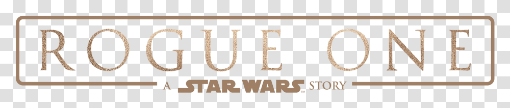 Star Wars Rogue One Title, Alphabet, Number Transparent Png
