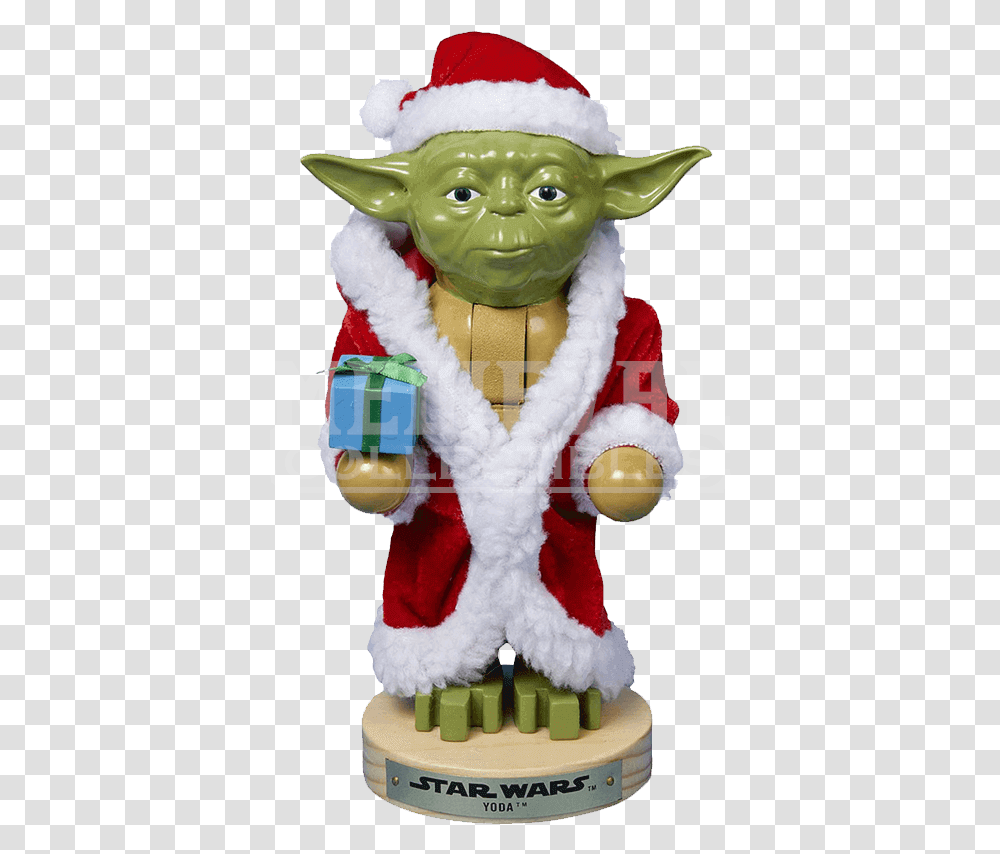 Star Wars Santa Yoda Nutcracker Star Wars Nussknacker, Figurine, Toy, Apparel Transparent Png