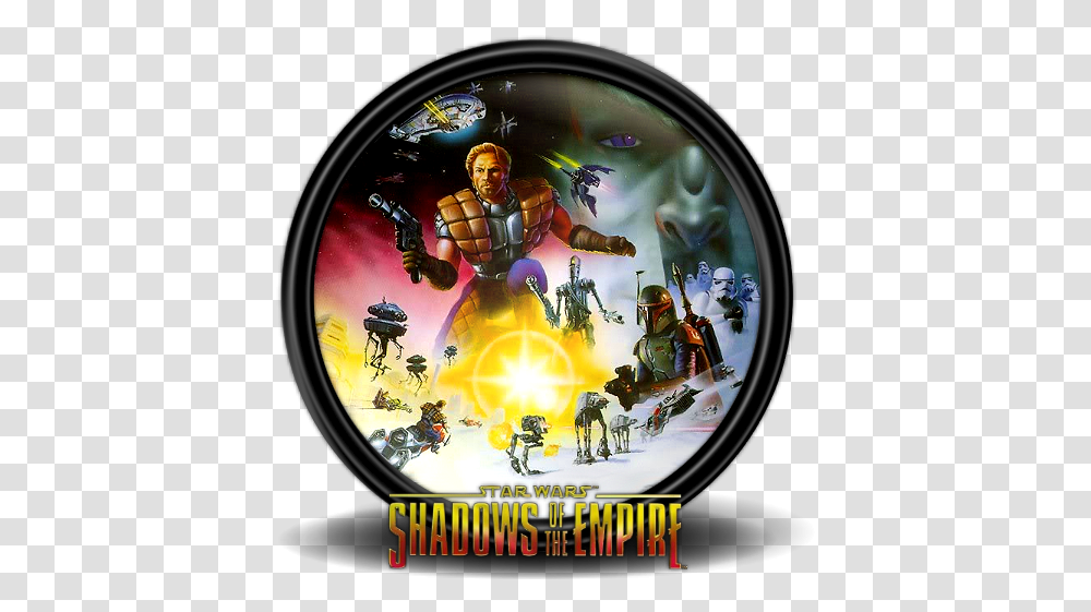 Star Wars Shadows Of The Empire 1 Icon Mega Games Pack Star Wars Shadows Of The Empire Pc, Poster, Advertisement, Person Transparent Png